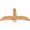 Ekena Millwork Bellingham Timber Gable Bracket, Western Red Cedar, 48"W x 28"H x 3 1/2"D x 5 1/2"F, 14/12 Pitch GBW048X28X0406BEL00SWR - alternate 4